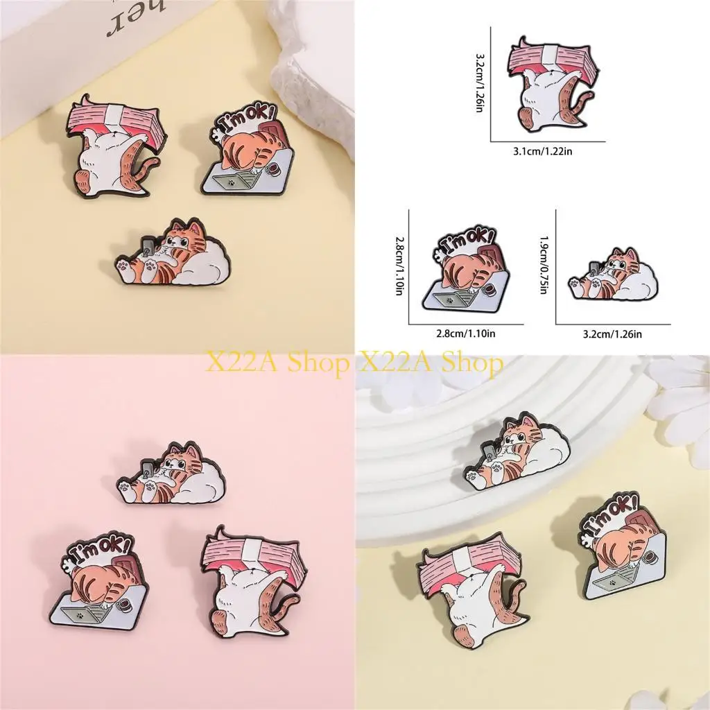 Unique Cats themed Lapel Pin Versatile Outfit Enhancer Fashion Jewelry Accessory Perfect Gift For Cats Lover And Friend
Unique Cats themed Lapel Pin Versatile Outfit Enhancer Fashion Jewelry Accessory Perfect Gift For Cats Lover And Friend
