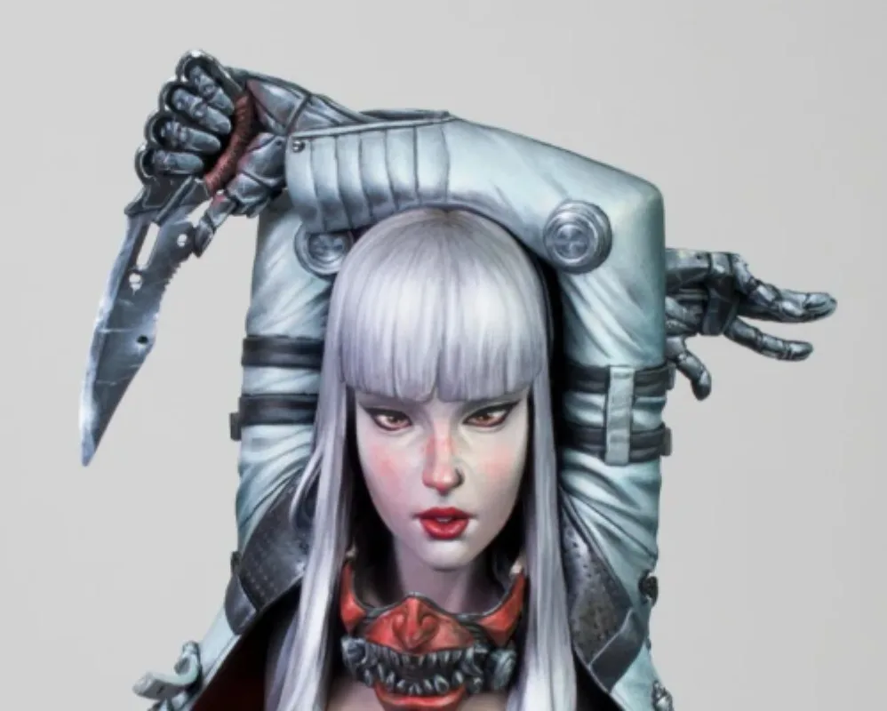 1/10 Scale Die Cast Resin Bust Assembled Model Kit Test object Perion Fantasy Miniature Sculpture Unassembled and unpainted
1/10 Scale Die Cast Resin Bust Assembled Model Kit Test object Perion Fantasy Miniature Sculpture Unassembled and unpainted