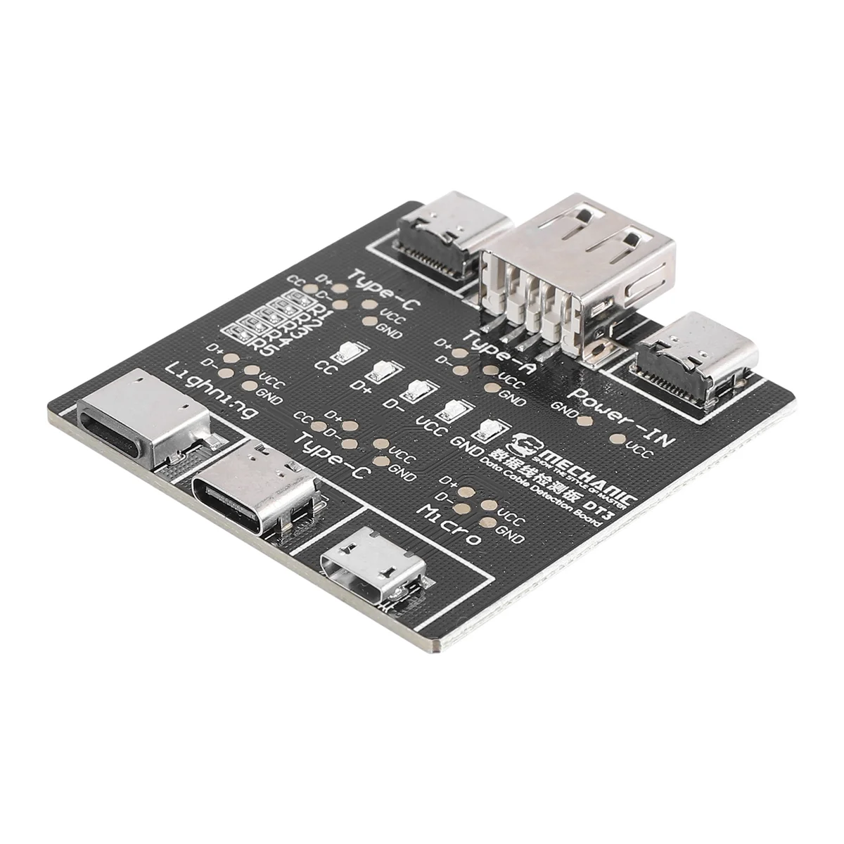 New DT3 Data Cable Detection Board USB Cable Tester for IOS Android Type-C Short Circuit On-Off Switching Test Board Tool
New DT3 Data Cable Detection Board USB Cable Tester for IOS Android Type-C Short Circuit On-Off Switching Test Board Tool