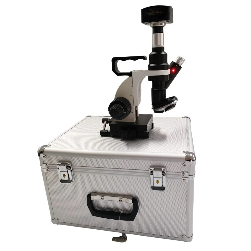 400X Portable Field Metallographic Microscope 40X100X Analysis of Metal Surface Materials Magnetic Suction Seat
400X Portable Field Metallographic Microscope 40X100X Analysis of Metal Surface Materials Magnetic Suction Seat