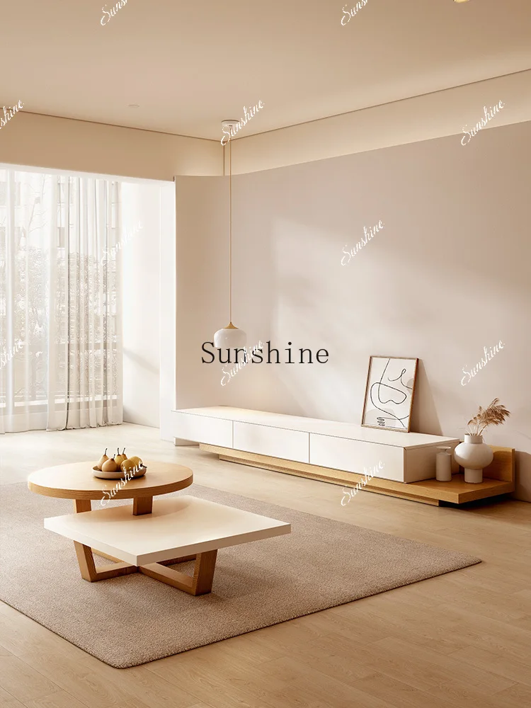 Telescopic TV cabinet coffee table combination living room modern simple Japanese creative furniture FT
Telescopic TV cabinet coffee table combination living room modern simple Japanese creative furniture FT