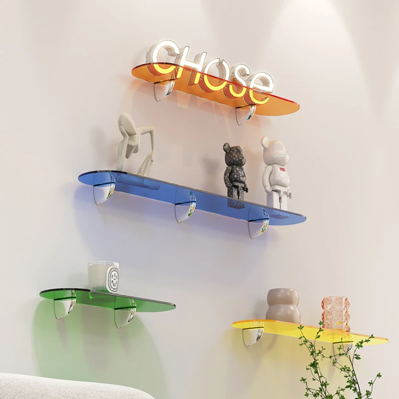 3pc/set solored Acrylic Wall Shelf Living Room Background Wall Decoration Storage for Store Wall Hanging Shoe Bag Rack Stand
3pc/set solored Acrylic Wall Shelf Living Room Background Wall Decoration Storage for Store Wall Hanging Shoe Bag Rack Stand