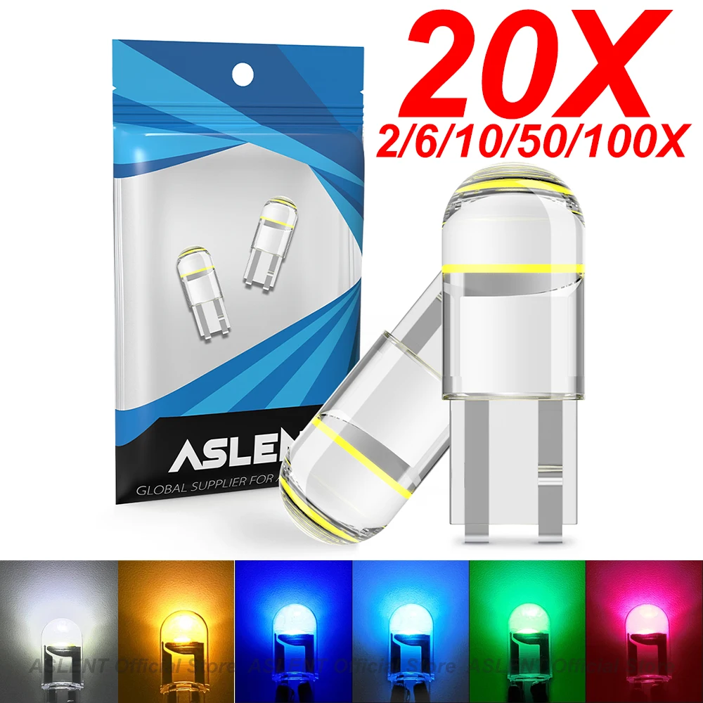 2/6/10/20/30/40/50/100pcs T10 LED W5W Canbus Glass COB 6000k Reading Dome Lamp Marker Wedge License Plate Light Bulb 168 194 192
2/6/10/20/30/40/50/100pcs T10 LED W5W Canbus Glass COB 6000k Reading Dome Lamp Marker Wedge License Plate Light Bulb 168 194 192