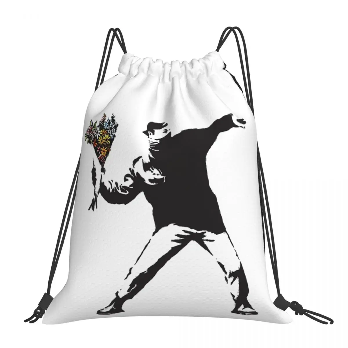 Banksy Graffiti Backpacks Fashion Portable Drawstring Bags Drawstring Bundle Pocket Sports Bag Book Bags For Man Woman School
Banksy Graffiti Backpacks Fashion Portable Drawstring Bags Drawstring Bundle Pocket Sports Bag Book Bags For Man Woman School