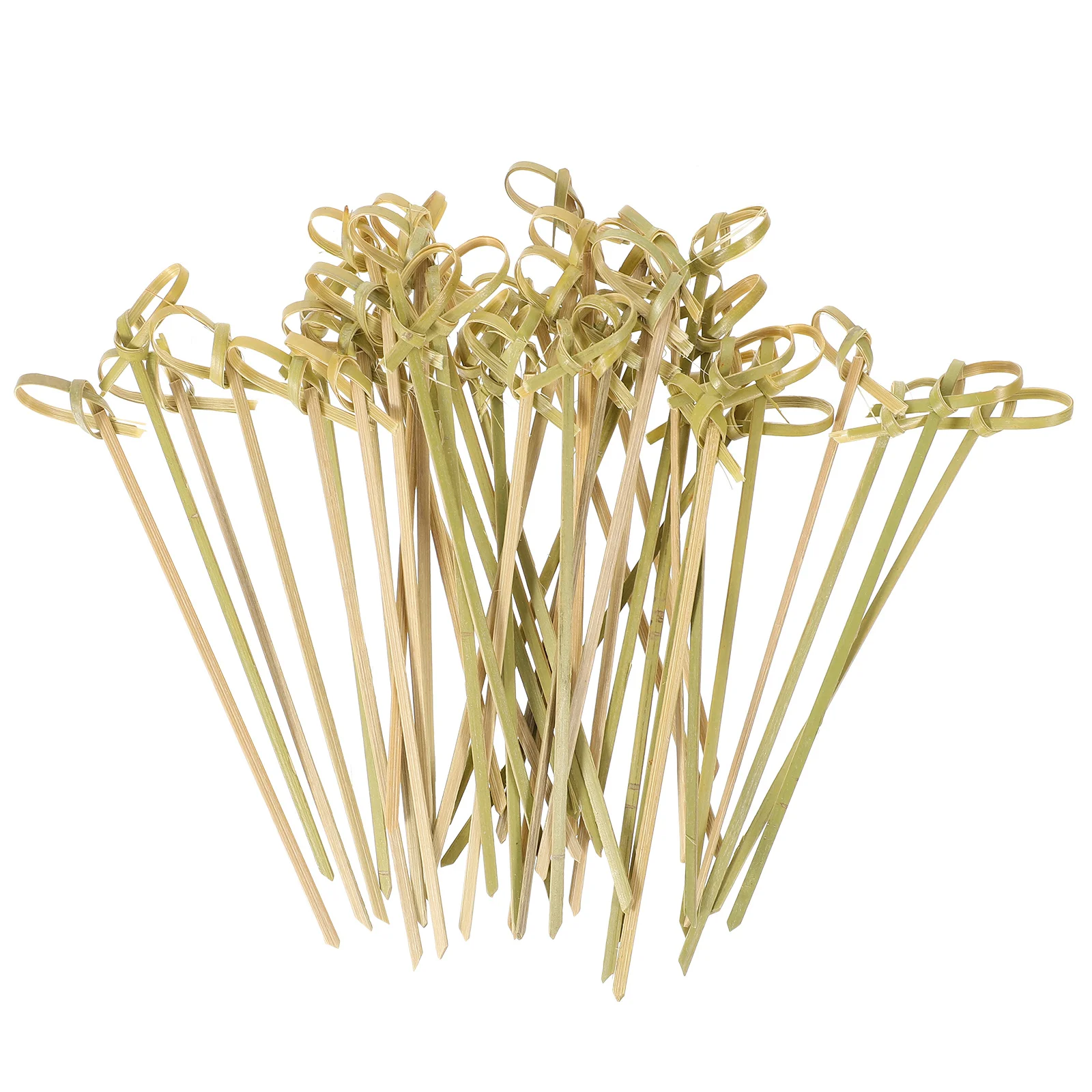 100pcs Bamboo Fruit Skewers 12Cm Loop Knot Picks For Cocktail Party Appetizers Hors D'Oeuvres Tiki Drinks Snacks Barbecue
100pcs Bamboo Fruit Skewers 12Cm Loop Knot Picks For Cocktail Party Appetizers Hors D'Oeuvres Tiki Drinks Snacks Barbecue