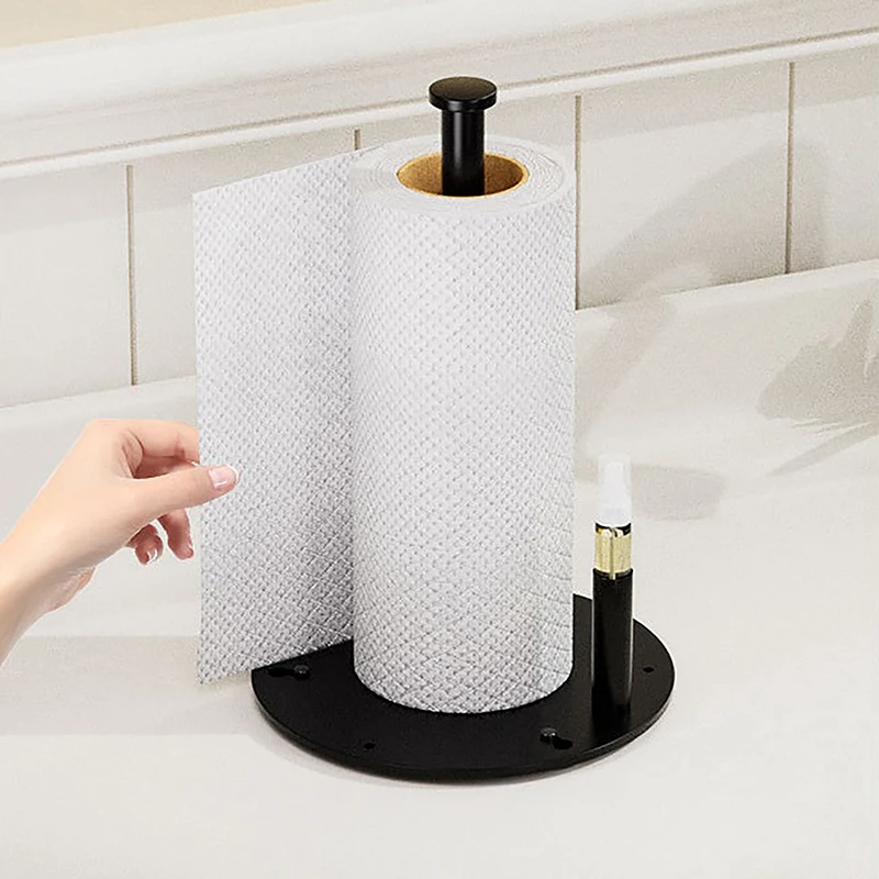 Kitchen Paper Towel Holder With Spray Bottle Kitchen Stainless Steel Countertop Kitchen Roll Holder Stand With Non-Slip Base
Kitchen Paper Towel Holder With Spray Bottle Kitchen Stainless Steel Countertop Kitchen Roll Holder Stand With Non-Slip Base