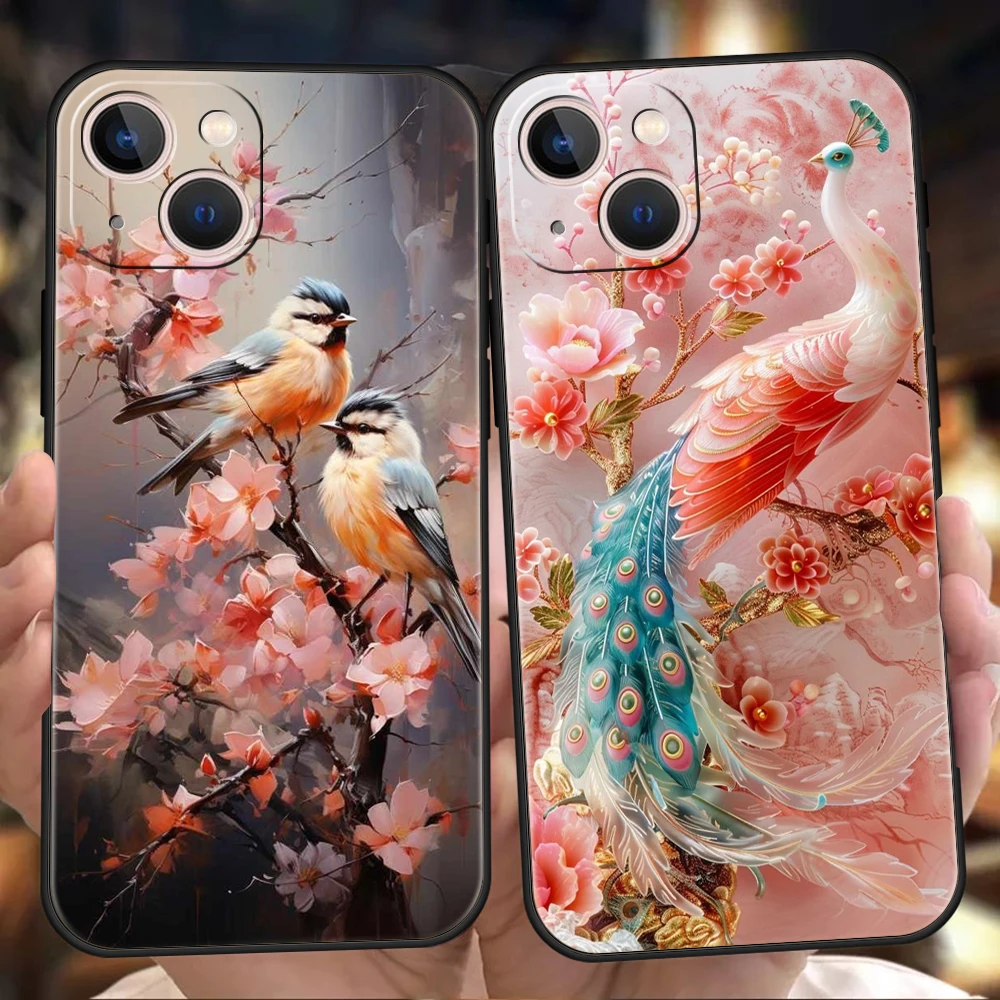 Flower Floral Bird Phone Case for iPhone 16 15 14 13 12 Pro Max 11 Pro Max 7 8 Plus 16E XR Shockproof Soft TPU Shell Fundas Bags
Flower Floral Bird Phone Case for iPhone 16 15 14 13 12 Pro Max 11 Pro Max 7 8 Plus 16E XR Shockproof Soft TPU Shell Fundas Bags