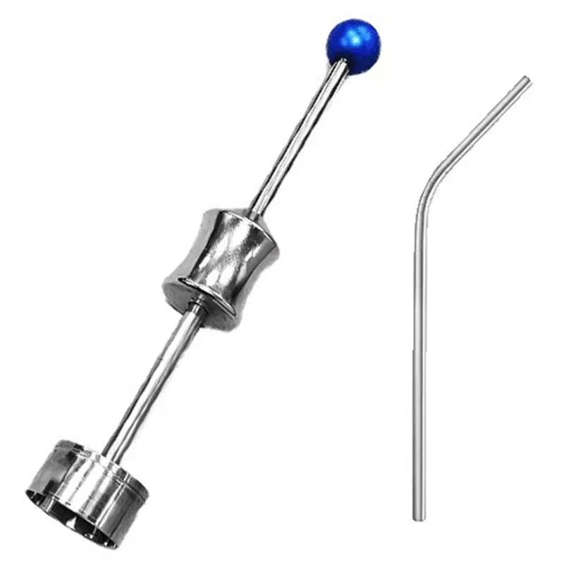 AB34-Coconut Opener Tool For Young Green Coconut With Stainless Steel Drinking Straw Set Hole Opener, Drilling
AB34-Coconut Opener Tool For Young Green Coconut With Stainless Steel Drinking Straw Set Hole Opener, Drilling