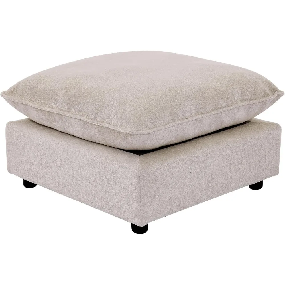 Oversized Modular Sectional Sofa - Ottoman - Beige
Oversized Modular Sectional Sofa - Ottoman - Beige