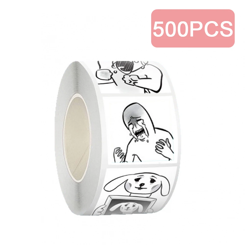 500pcs/roll Funny Cute Expression Sealing Stickers Cartoon Abstract Sticker DIY Water Bottle Phone Luggage Graffiti Decals Toys
500pcs/roll Funny Cute Expression Sealing Stickers Cartoon Abstract Sticker DIY Water Bottle Phone Luggage Graffiti Decals Toys