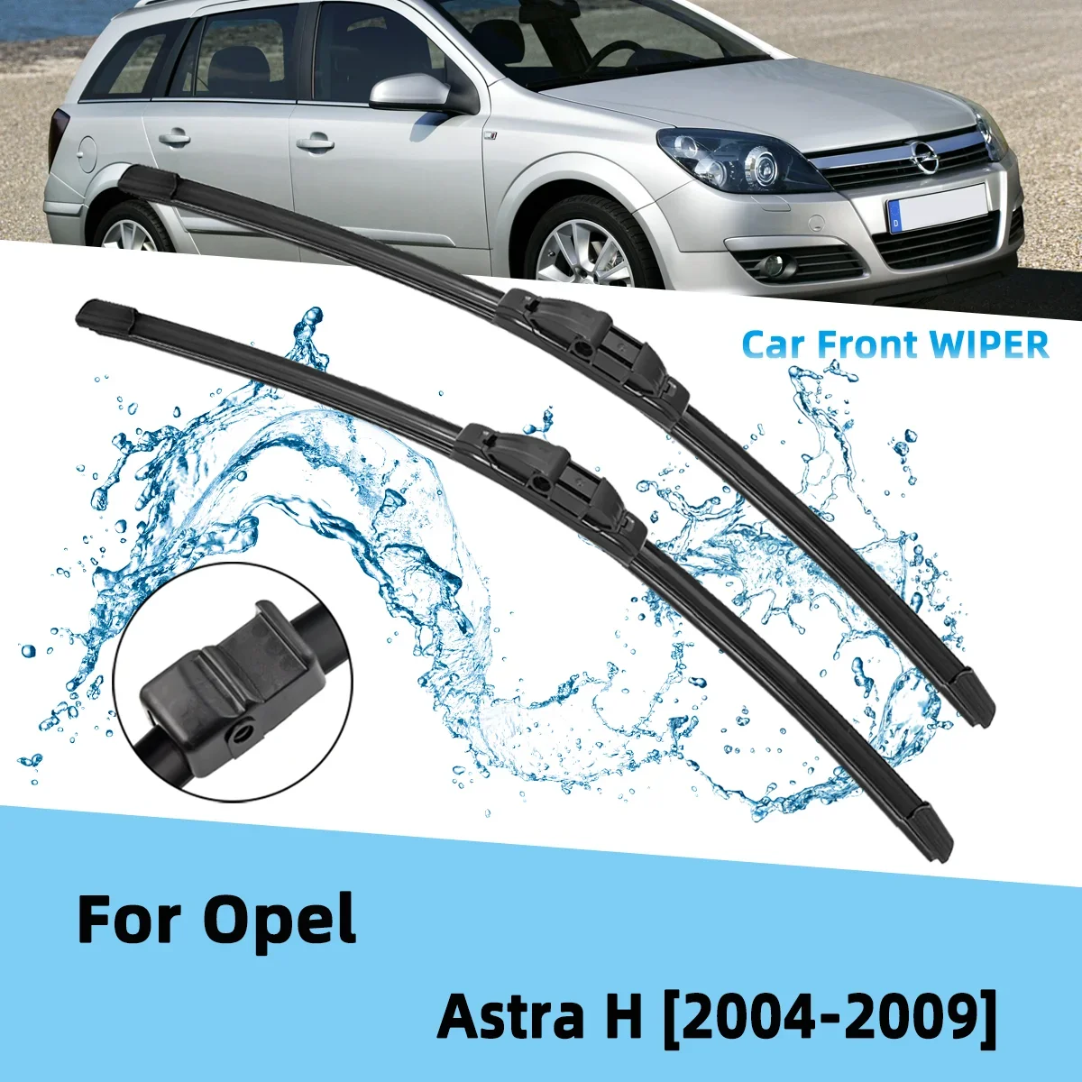 Front Wiper Accessorie Double Rubber Car Wipers for Opel Astra H 2004-2009 Wipers Brushes New Upgraded 2009 2008 2007 2006
Front Wiper Accessorie Double Rubber Car Wipers for Opel Astra H 2004-2009 Wipers Brushes New Upgraded 2009 2008 2007 2006