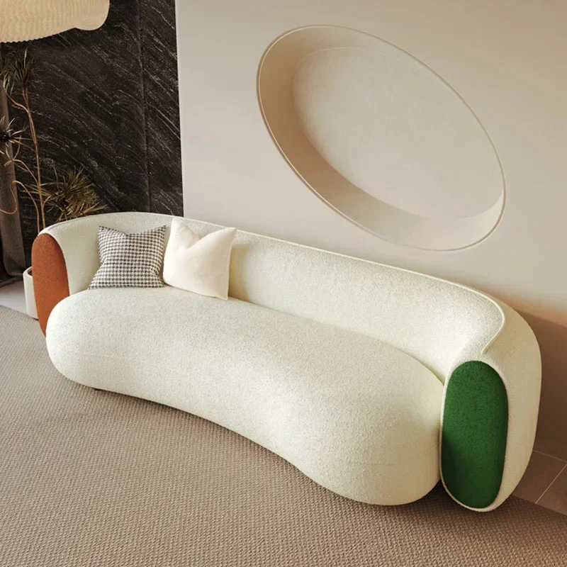 Affordable Nordic Cloud Curved Sofa Lounge Style Design Living Room 3 Seater Sofa European White Minimalist Home Furniture
Affordable Nordic Cloud Curved Sofa Lounge Style Design Living Room 3 Seater Sofa European White Minimalist Home Furniture