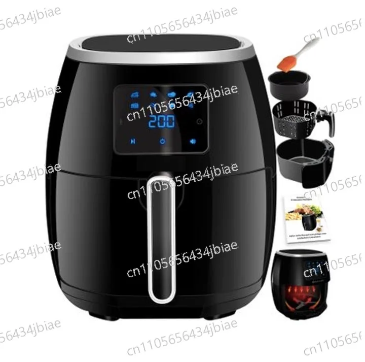 Air fryer 5.5L 1700W electric deep fryers for cooking, braising, heating, roasting, grilling, thawing and baking
Air fryer 5.5L 1700W electric deep fryers for cooking, braising, heating, roasting, grilling, thawing and baking