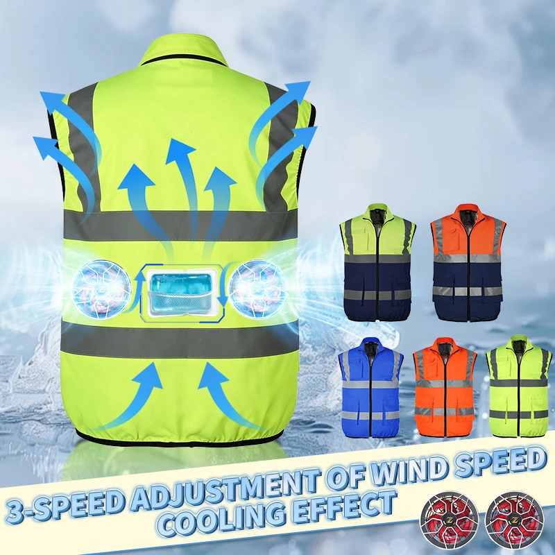 High Quality USB Rechargeable Cooling Vest with Fan Summer Sun Protection Air Conditioned Vest for Construction Outdoor Work
High Quality USB Rechargeable Cooling Vest with Fan Summer Sun Protection Air Conditioned Vest for Construction Outdoor Work