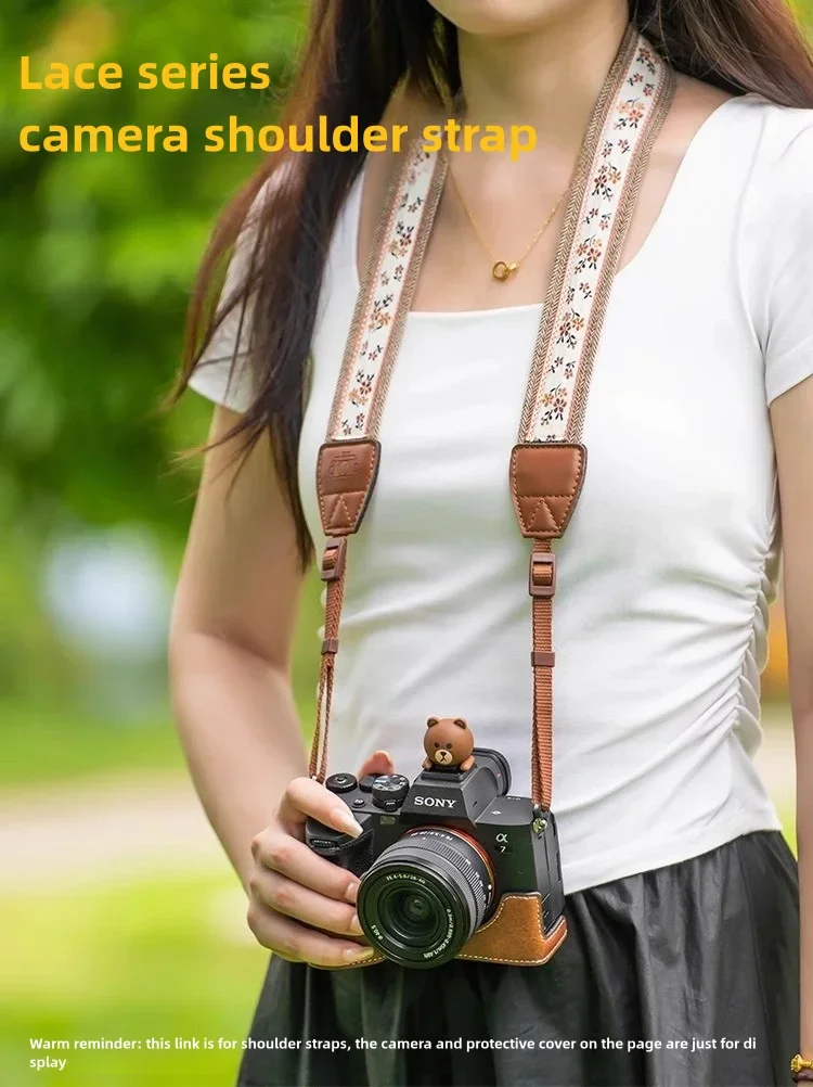 Camera shoulder strap for Canon Nikon Sony Fuji Leica Panasonic DSLR camera neck strap accessory
Camera shoulder strap for Canon Nikon Sony Fuji Leica Panasonic DSLR camera neck strap accessory