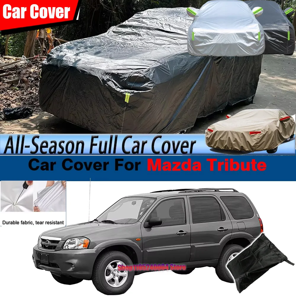 For Mazda Tribute Waterproof Car Cover SUV Outdoor Sun Shade Anti UV Snow Rain Dust Protection Cover
For Mazda Tribute Waterproof Car Cover SUV Outdoor Sun Shade Anti UV Snow Rain Dust Protection Cover