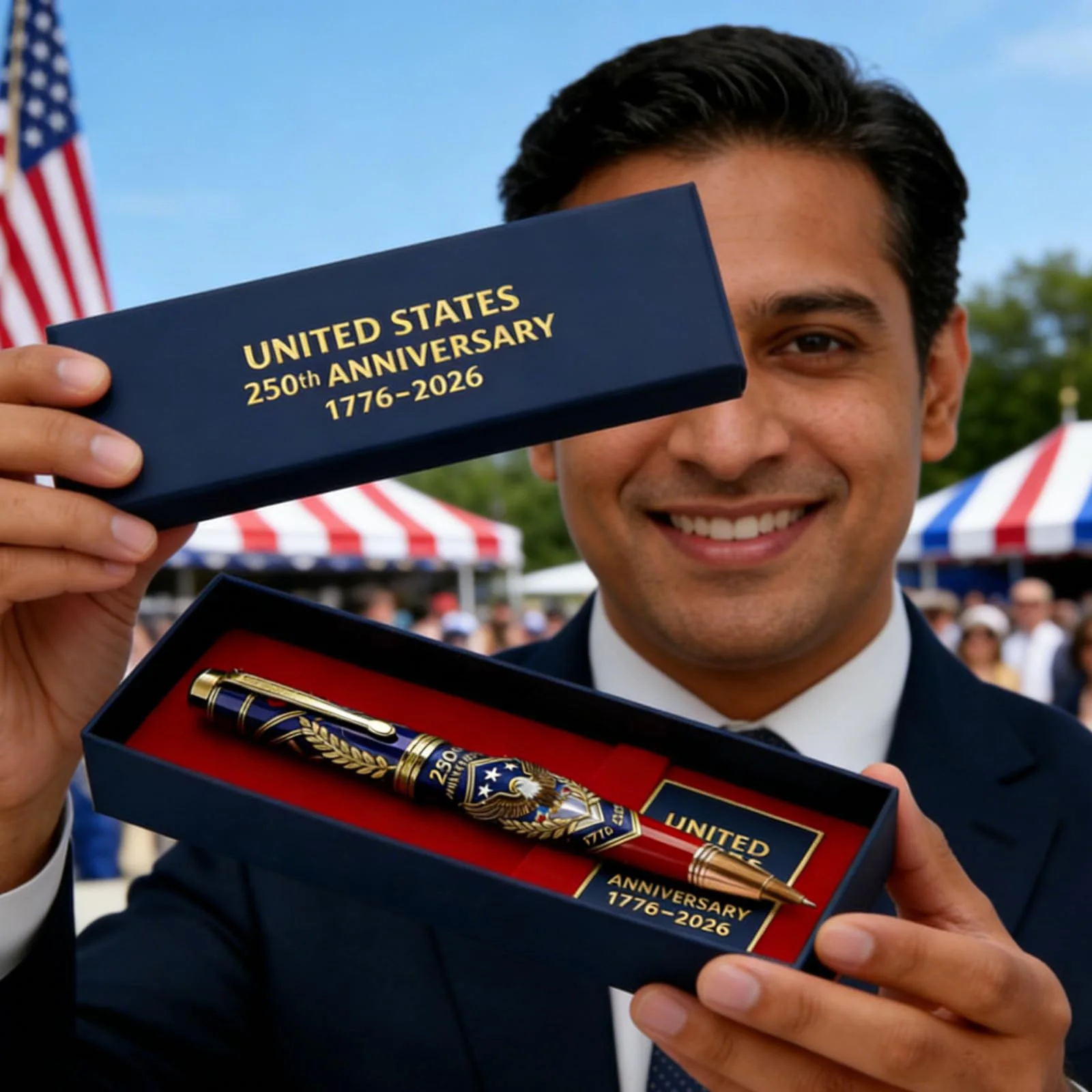 250th Anniversary Ballpoint Pen 1776-2026 Commemorative Fourth of July Pens for History Buffs Commemorative Ballpoint Pen
250th Anniversary Ballpoint Pen 1776-2026 Commemorative Fourth of July Pens for History Buffs Commemorative Ballpoint Pen