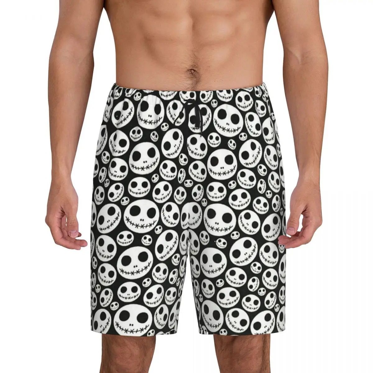 Custom Print Nightmare Before Christmas Jack Halloween Skull Pajama Shorts Men Sleepwear Bottoms Sleep Short Pjs with Pockets
Custom Print Nightmare Before Christmas Jack Halloween Skull Pajama Shorts Men Sleepwear Bottoms Sleep Short Pjs with Pockets