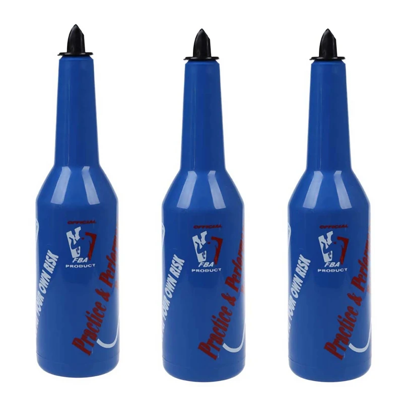 3X Flair Bartender Bartending Practice Bar Pub Bottle Wine Cocktail Shaker - Blue
3X Flair Bartender Bartending Practice Bar Pub Bottle Wine Cocktail Shaker - Blue