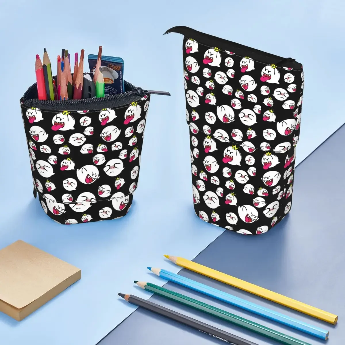 King Boo Swarm Reversible Pencil Case for Students Gifts Pen Box Pencil Bag Stationery Supplies Pen Holder Bag
King Boo Swarm Reversible Pencil Case for Students Gifts Pen Box Pencil Bag Stationery Supplies Pen Holder Bag