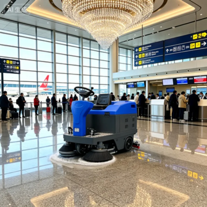 24/36/48V Industrial Electric Ultrasonic Floor Scrubber with Cold Water Burnishing, Polishing, and Sweeping Functions
24/36/48V Industrial Electric Ultrasonic Floor Scrubber with Cold Water Burnishing, Polishing, and Sweeping Functions
