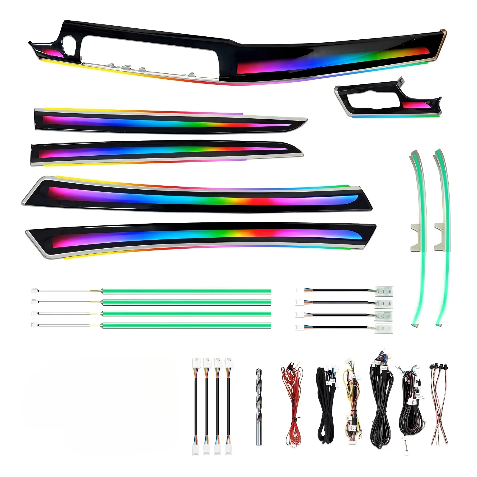 Dynamic 64 Colors F10 Ambient Lights for BMW 5 Series 2011-2017 F11 F18 Interior Upgrade LED Lighting Dashboard Trim
Dynamic 64 Colors F10 Ambient Lights for BMW 5 Series 2011-2017 F11 F18 Interior Upgrade LED Lighting Dashboard Trim