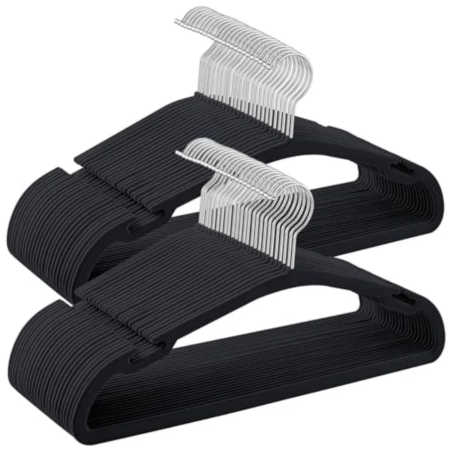 Velvet Hangers 50 Pack Non-Slip Clothes Hangers 17 x 8.3 Inches Coat Hangers with Wide Shoulder Notches Pants Bar 360° Swivel H
Velvet Hangers 50 Pack Non-Slip Clothes Hangers 17 x 8.3 Inches Coat Hangers with Wide Shoulder Notches Pants Bar 360° Swivel H