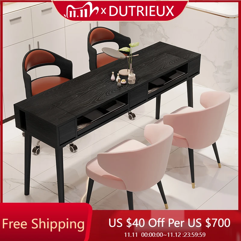Black Minimalist Manicure Table Mesa Reception Modern Organizer Salon Manicure Table Nordic Design Drawer Nageltisch Furniture
Black Minimalist Manicure Table Mesa Reception Modern Organizer Salon Manicure Table Nordic Design Drawer Nageltisch Furniture
