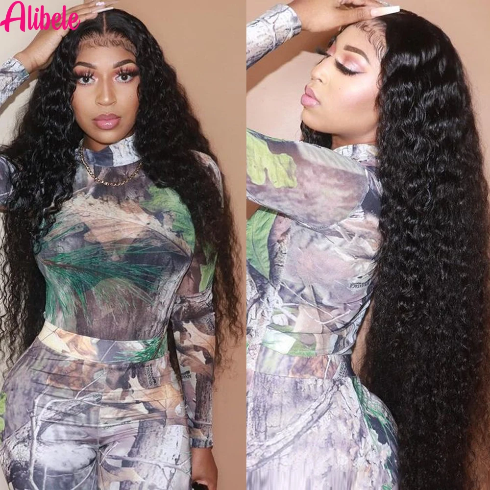 ALIBELE 13x6 Deep Curly Lace Front Wig Transparent Lace Frontal 12A Virgin Hair Pre Plucked Human Hair Wig For Women
ALIBELE 13x6 Deep Curly Lace Front Wig Transparent Lace Frontal 12A Virgin Hair Pre Plucked Human Hair Wig For Women