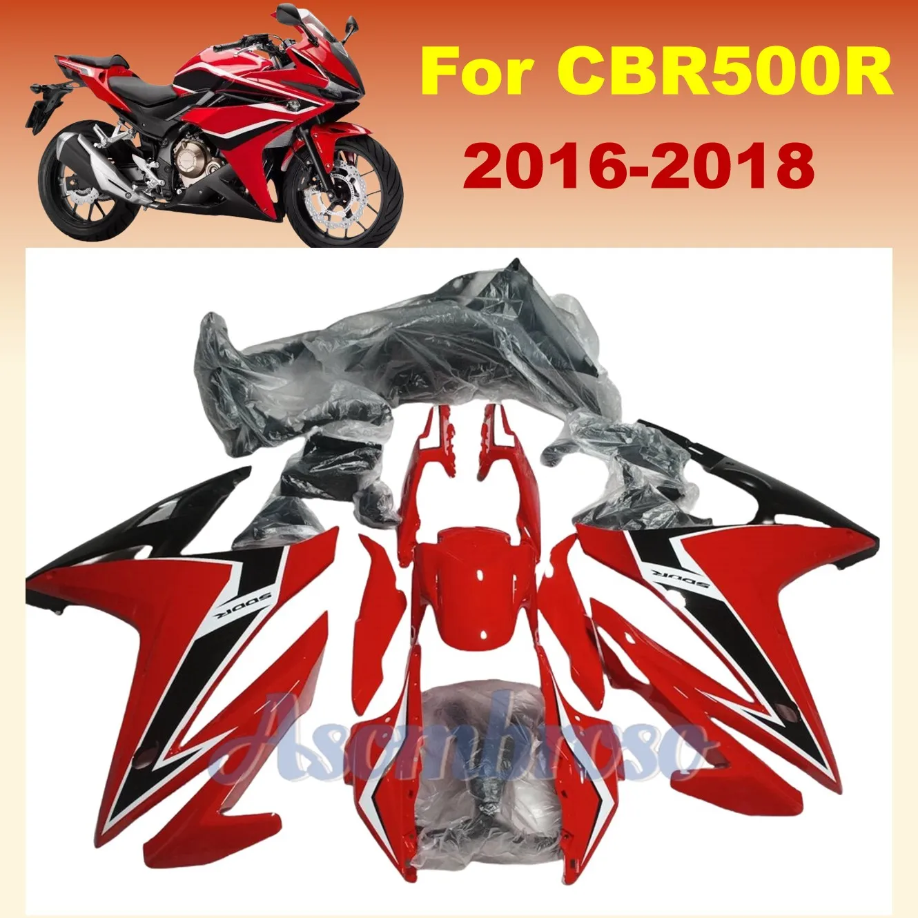 Новинка, полный комплект обтекателей для мотоцикла ABS, подходит для CBR500R 2016 2017 2018 CBR500 CBR 500R, красно-черного цветов
Новинка, полный комплект обтекателей для мотоцикла ABS, подходит для CBR500R 2016 2017 2018 CBR500 CBR 500R, красно-черного цветов