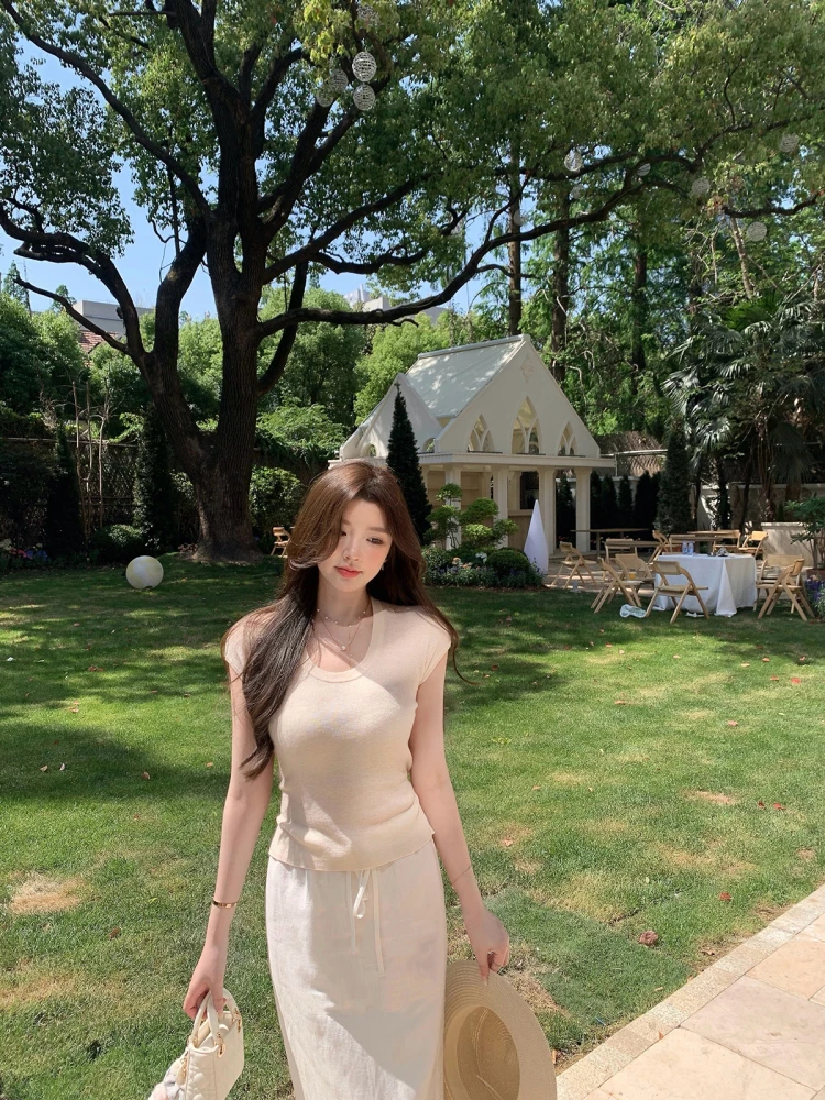 Женская ультратонкая трикотажная футболка Zhaobao Ni с коротким рукавом, летняя новинка, легкая, дышащая, модная трикотажная одежда
Женская ультратонкая трикотажная футболка Zhaobao Ni с коротким рукавом, летняя новинка, легкая, дышащая, модная трикотажная одежда