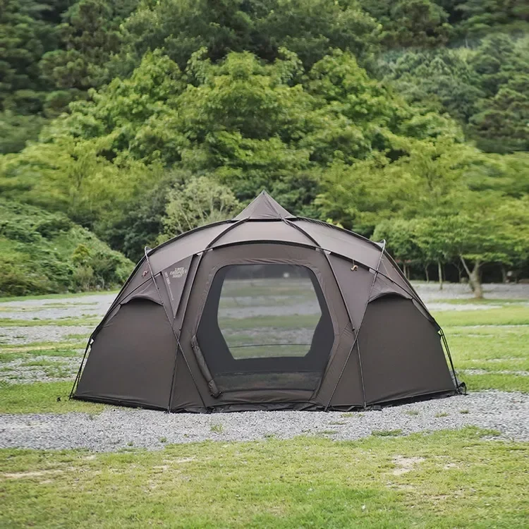 Outdoor Dome Tent Portable Straight Shape Extended Space Rainproof Camping Half Ball Tent
Outdoor Dome Tent Portable Straight Shape Extended Space Rainproof Camping Half Ball Tent