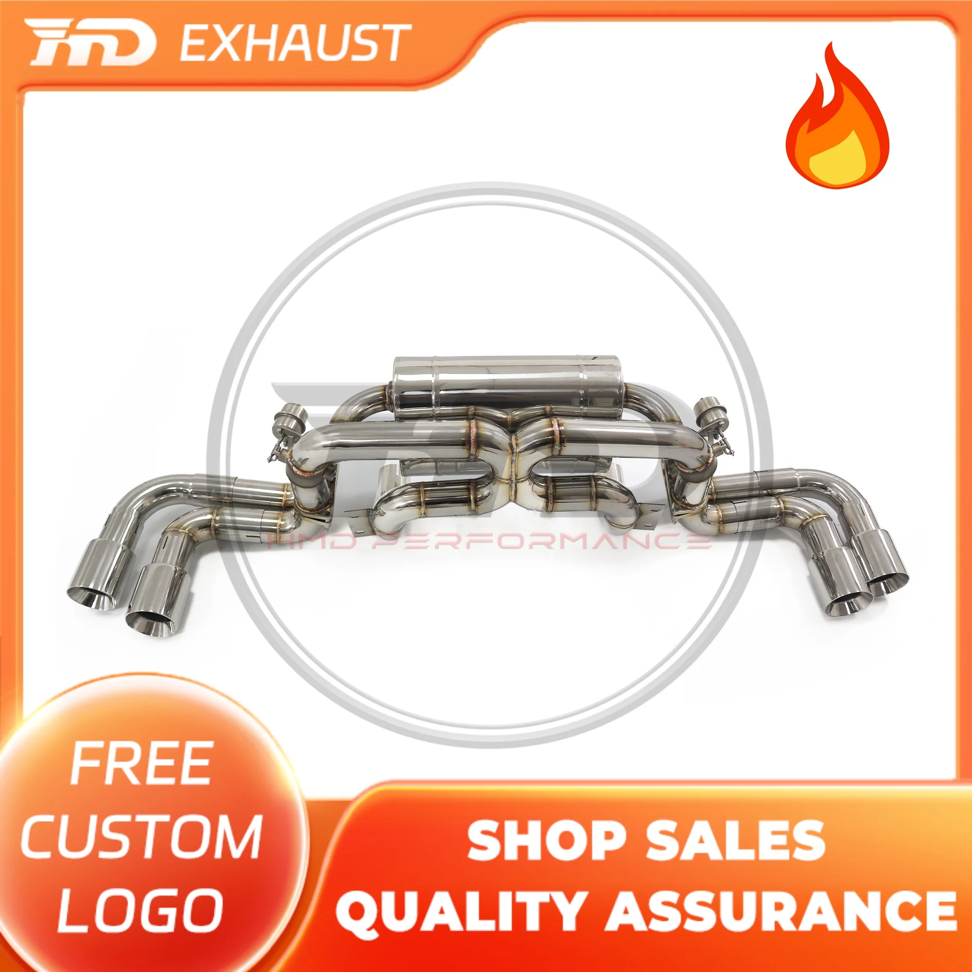 HMD Hot sale stainless steel Exhaust System High Flow Performance Catback for Ferrari F360 Car Accessories with Valve
HMD Hot sale stainless steel Exhaust System High Flow Performance Catback for Ferrari F360 Car Accessories with Valve
