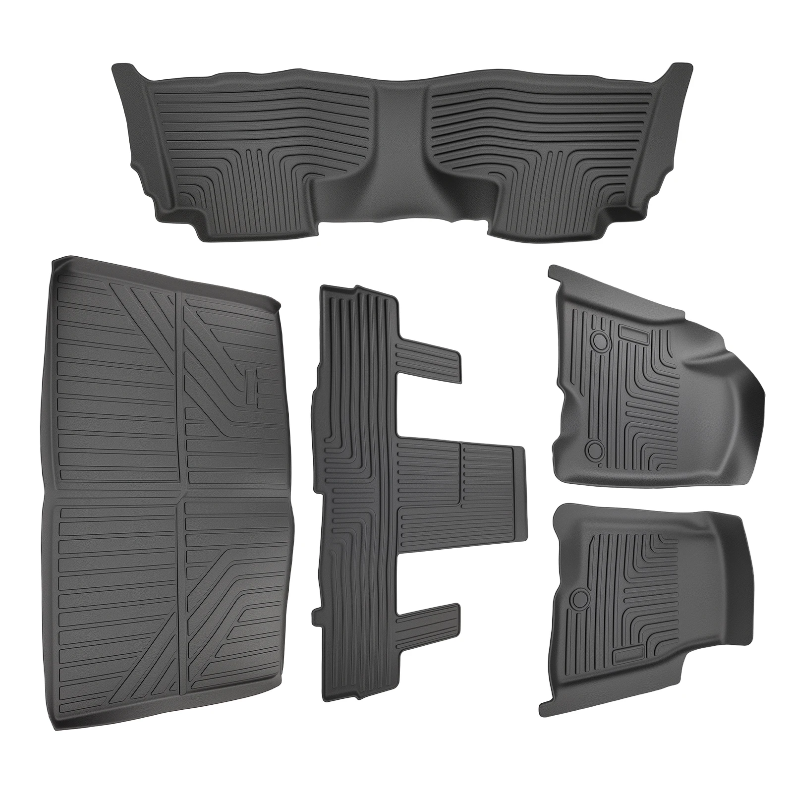 Floor Mats Liner for Chevrolet Suburban Yukon XL 2021-2025 Black TPE Car Carpet
Floor Mats Liner for Chevrolet Suburban Yukon XL 2021-2025 Black TPE Car Carpet