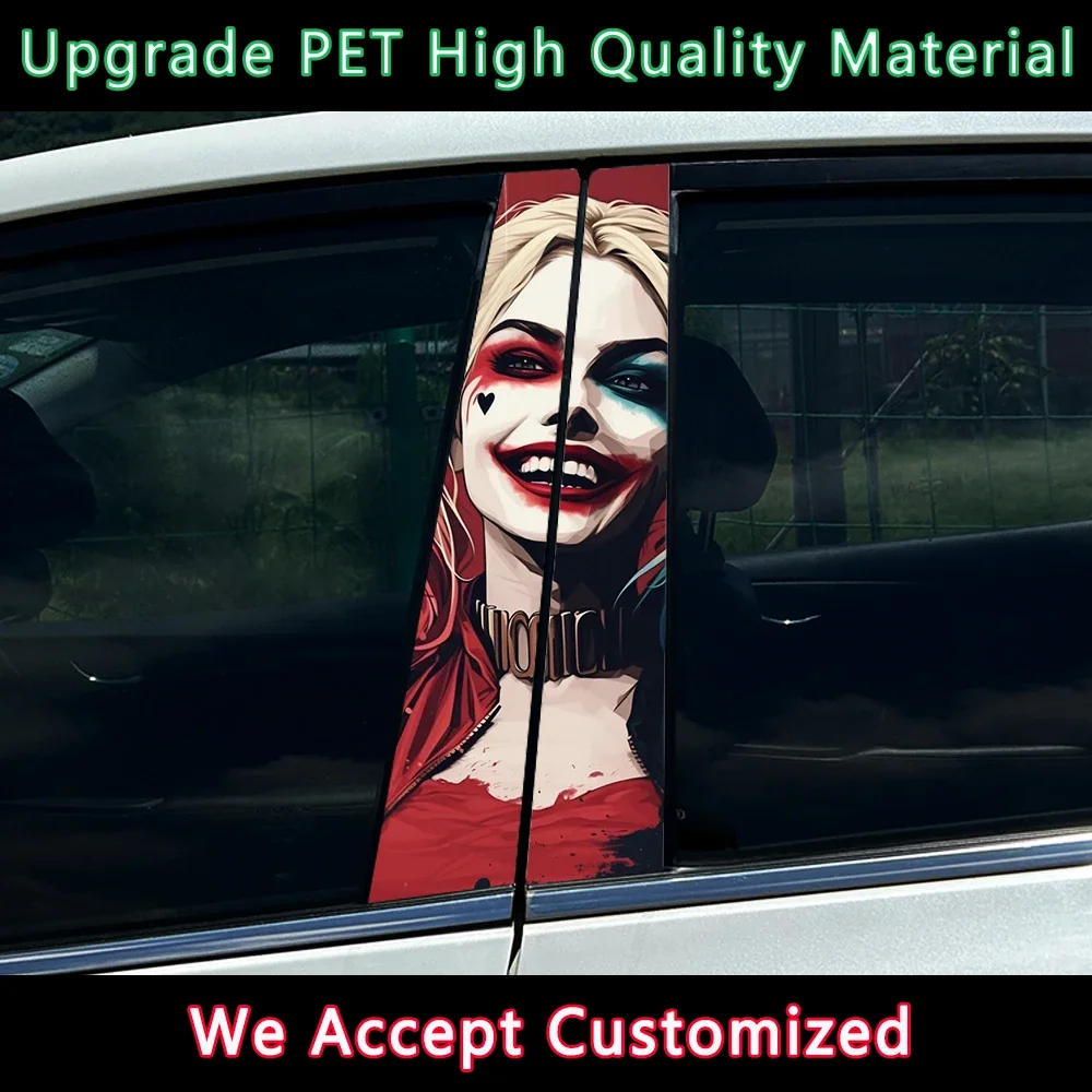 1PC Joker CP PET Decals Car Stickers Waterproof Auto B Pillar Funny Decoration Cover Scratches Sunscreen Car Doors Pillar Trim
1PC Joker CP PET Decals Car Stickers Waterproof Auto B Pillar Funny Decoration Cover Scratches Sunscreen Car Doors Pillar Trim