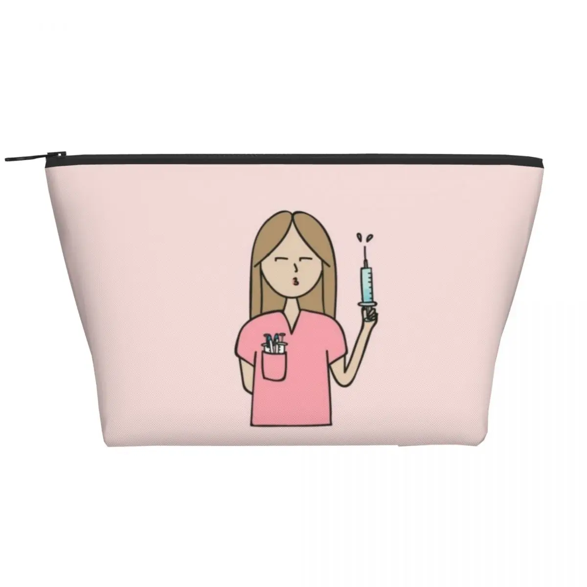 Doctor Nurse Enfermera En Apuros Fashion Cosmetic Bag Ladies Make Up Zip Pouch for Women Portable Makeup Bag Organizer
Doctor Nurse Enfermera En Apuros Fashion Cosmetic Bag Ladies Make Up Zip Pouch for Women Portable Makeup Bag Organizer