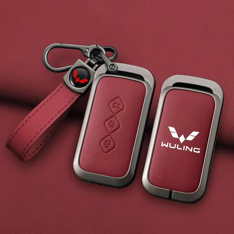 Zinc Alloy Leather Car Smart Key Fob Case Cover for Chevrolet Aveo Trax Groove Captiva 2024 Wuling Flip Keychain Accessories
Zinc Alloy Leather Car Smart Key Fob Case Cover for Chevrolet Aveo Trax Groove Captiva 2024 Wuling Flip Keychain Accessories