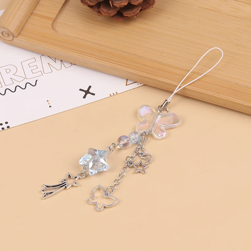 Y2K Cute Butterfly Star Phone Chain Charm Anti-Loss Strap Keychain Lanyard Pendant for Bag Camera Decoration INS Style
Y2K Cute Butterfly Star Phone Chain Charm Anti-Loss Strap Keychain Lanyard Pendant for Bag Camera Decoration INS Style