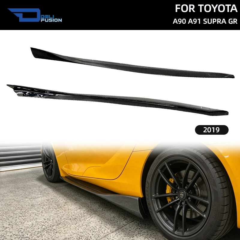 VRS Style Carbon Side Skirt For 2019+ Toyota GR Supra A90 A91 Coupe Rocker Panel Exterior Body Accessories
VRS Style Carbon Side Skirt For 2019+ Toyota GR Supra A90 A91 Coupe Rocker Panel Exterior Body Accessories
