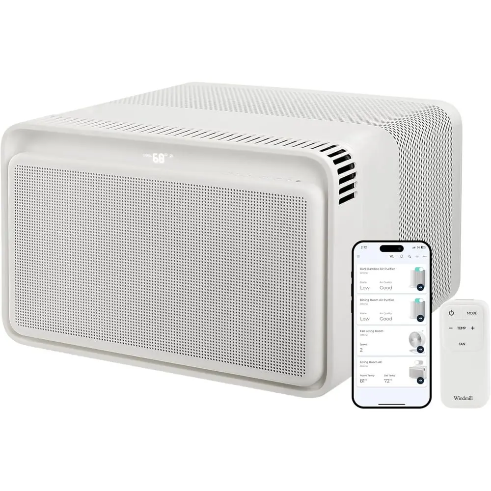 Window Air Conditioner - Quiet & Smart, Easy Install, Voice-Enabled, Remote & App Control AC Unit - 6,000
Window Air Conditioner - Quiet & Smart, Easy Install, Voice-Enabled, Remote & App Control AC Unit - 6,000