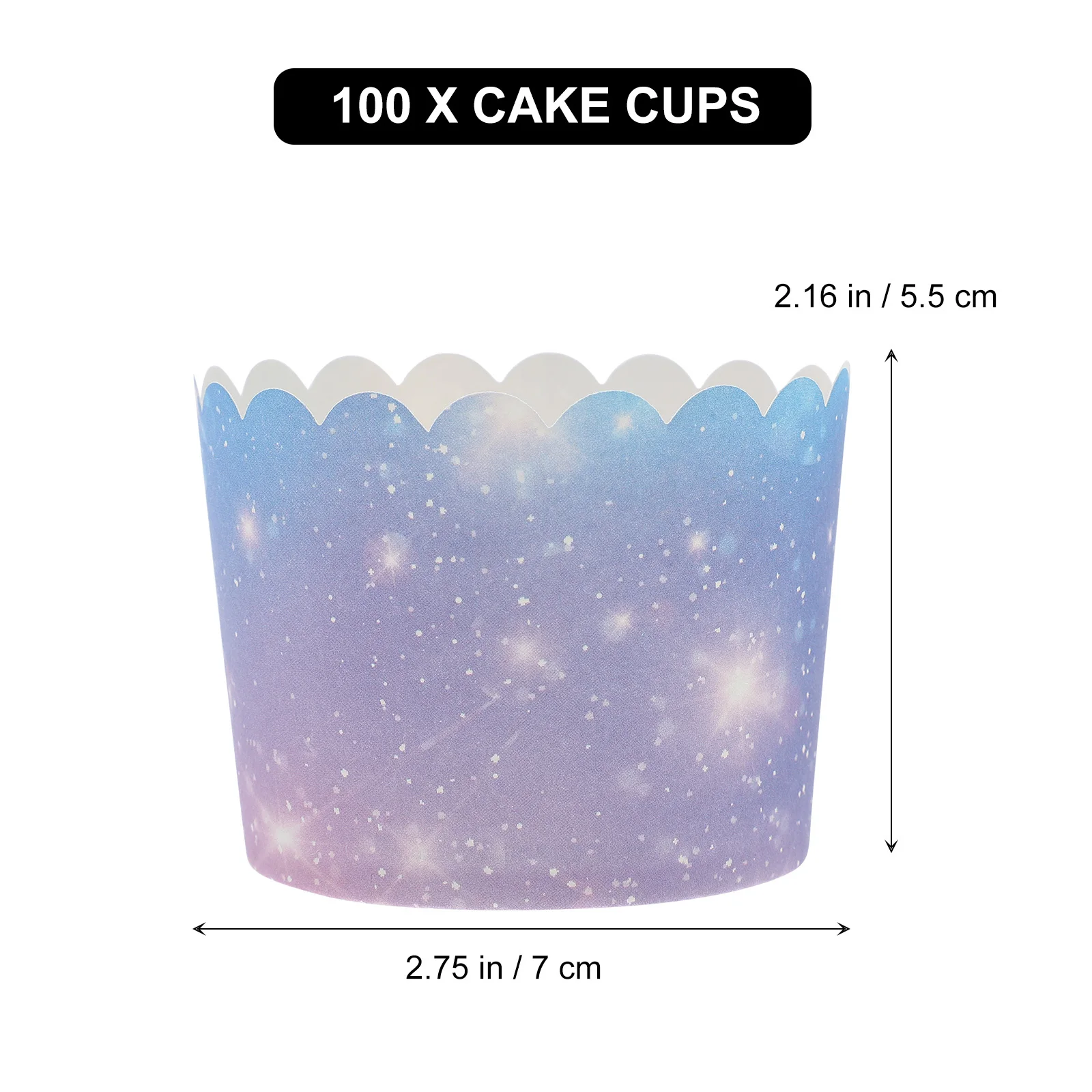 100Pcs Gradient Color Baking Cups Cupcake Liners Paper Muffin Wrappers Heat Resistant for Party Wedding Dessert 
100Pcs Gradient Color Baking Cups Cupcake Liners Paper Muffin Wrappers Heat Resistant for Party Wedding Dessert