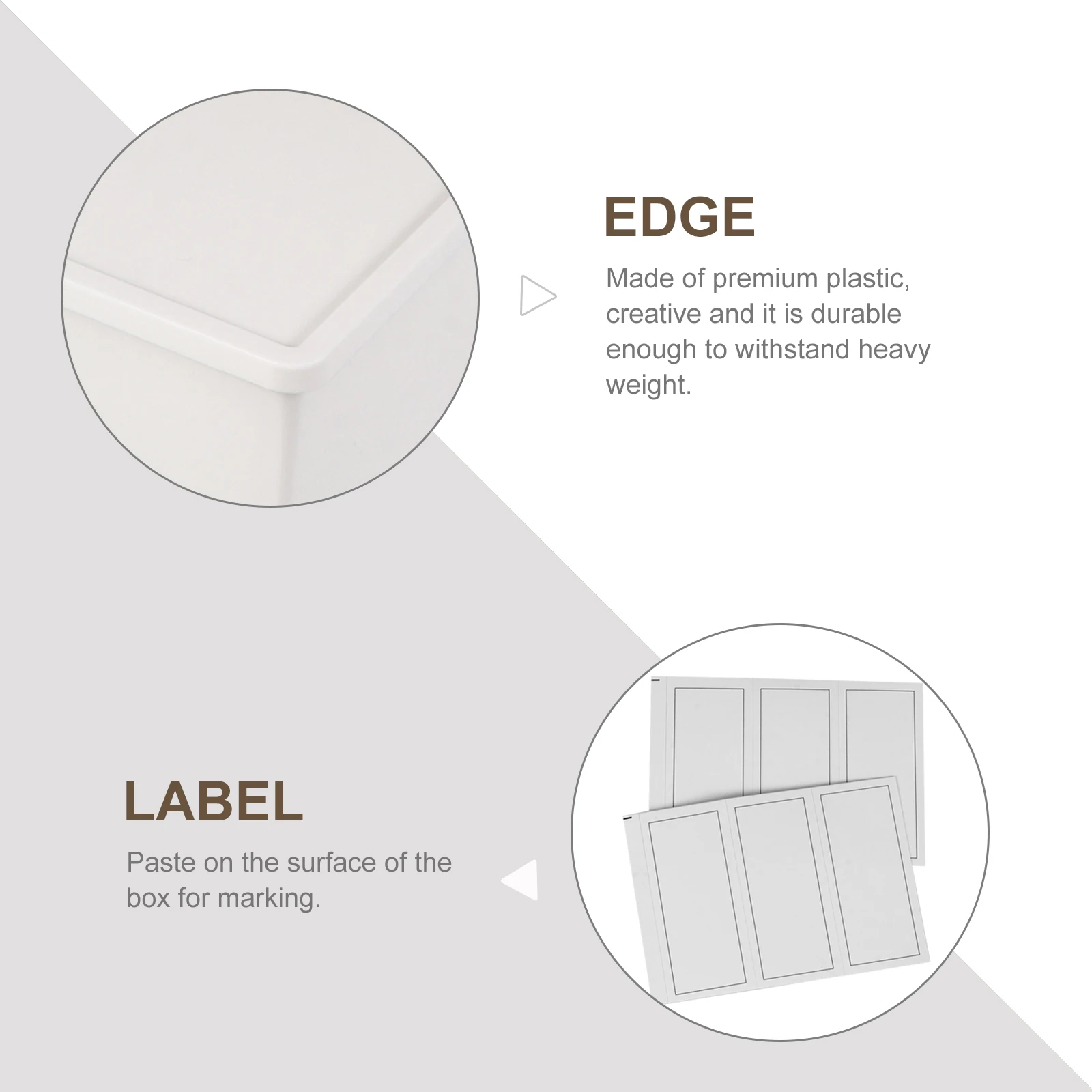 2Pcs Plastic Plastic Sundries Box Boxes Clear Bins Clamshell Container Home ganizer Large Bedroom Kitchen
2Pcs Plastic Plastic Sundries Box Boxes Clear Bins Clamshell Container Home ganizer Large Bedroom Kitchen