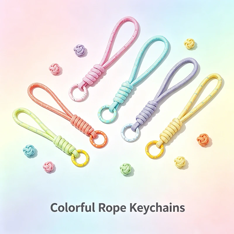 Creative Hand Woven Keychain For Mobile Phone Lanyard Anti Lost Knot Rope Strap Key Rings Men Women Car Key Holder Key Accessory
Creative Hand Woven Keychain For Mobile Phone Lanyard Anti Lost Knot Rope Strap Key Rings Men Women Car Key Holder Key Accessory