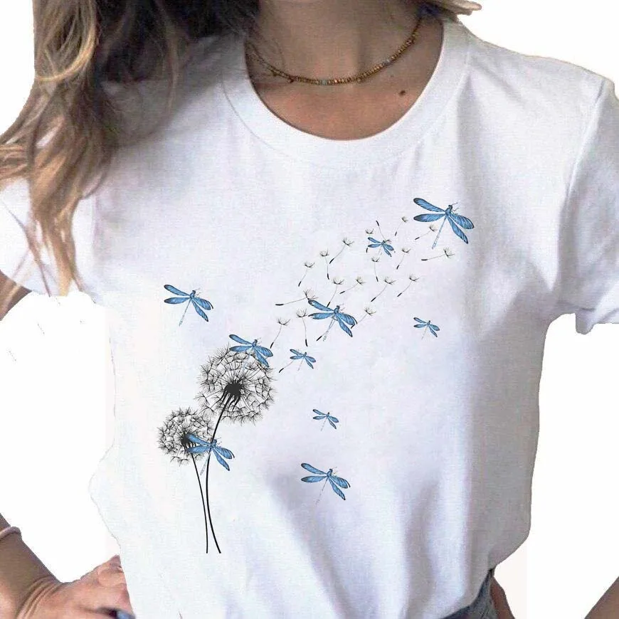 New Dandelion Printed Women Plus Size T Shirt Cartoon Graphic Printed Black Ladies T-shirt Casual Woman Shirt Funny Tees Shirts
New Dandelion Printed Women Plus Size T Shirt Cartoon Graphic Printed Black Ladies T-shirt Casual Woman Shirt Funny Tees Shirts