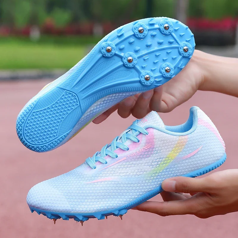 Professional Track and Field Shoes Men Women Nail Shoes Non-slip Spikes Sneakers Youth Sprint Sneakers Breathable Athletic Shoes
Professional Track and Field Shoes Men Women Nail Shoes Non-slip Spikes Sneakers Youth Sprint Sneakers Breathable Athletic Shoes