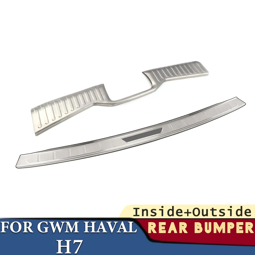 Trunk Bumper for GWM Haval H7 2015-2021 Car Accessories Stainless Rear Fender Protector Sill Cover Stick Decoration
Trunk Bumper for GWM Haval H7 2015-2021 Car Accessories Stainless Rear Fender Protector Sill Cover Stick Decoration