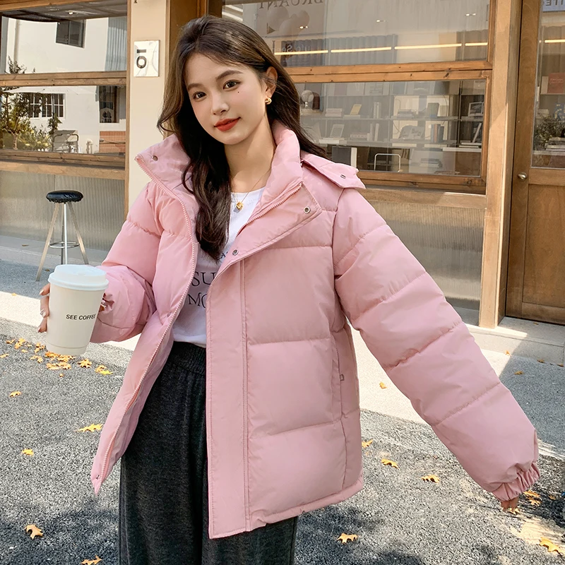2024 New Winter Thicken Warm Parker Coats Korean Loose Short Hooded Down Cotton-padded Jacket Women's Outwear Bread Clothes
2024 New Winter Thicken Warm Parker Coats Korean Loose Short Hooded Down Cotton-padded Jacket Women's Outwear Bread Clothes