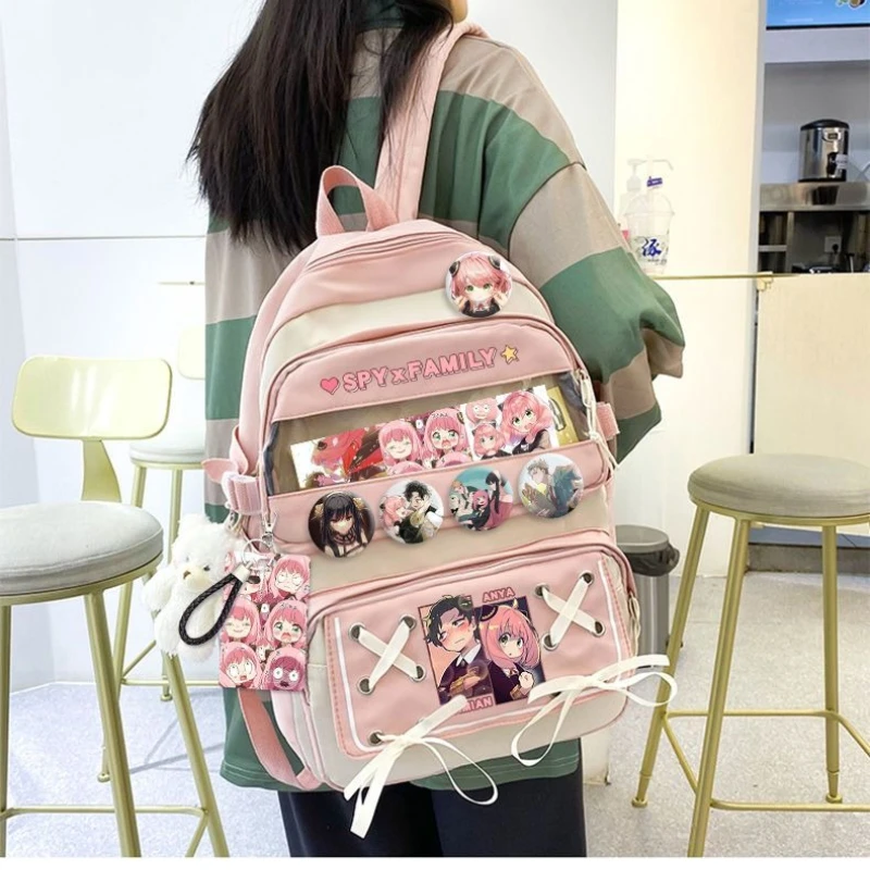 SPY FAMILY Anya Forger anime cartoon cute school bag 2D itabag unisex computer storage travel student backpack gift wholesale
SPY FAMILY Anya Forger anime cartoon cute school bag 2D itabag unisex computer storage travel student backpack gift wholesale