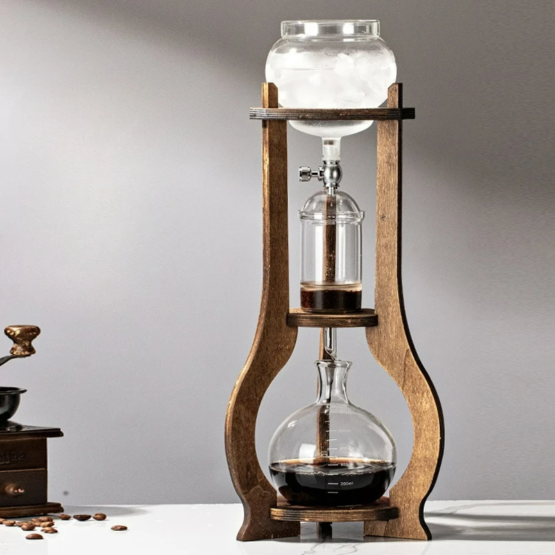 Wooden Tower Iced Drip Coffee Maker Cold Brew & Japanese Style Slow Drip Kit Glass Carafe for Cold Brew Tea & Hand Drip Coffee
Wooden Tower Iced Drip Coffee Maker Cold Brew & Japanese Style Slow Drip Kit Glass Carafe for Cold Brew Tea & Hand Drip Coffee