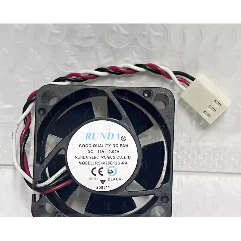 Вентилятор охлаждения L+ FOR RUNDA RS4020B12D-RA 4020 DC12V 0.04A 4CM 3-проводной с двойным шарикоподшипником
Вентилятор охлаждения L+ FOR RUNDA RS4020B12D-RA 4020 DC12V 0.04A 4CM 3-проводной с двойным шарикоподшипником